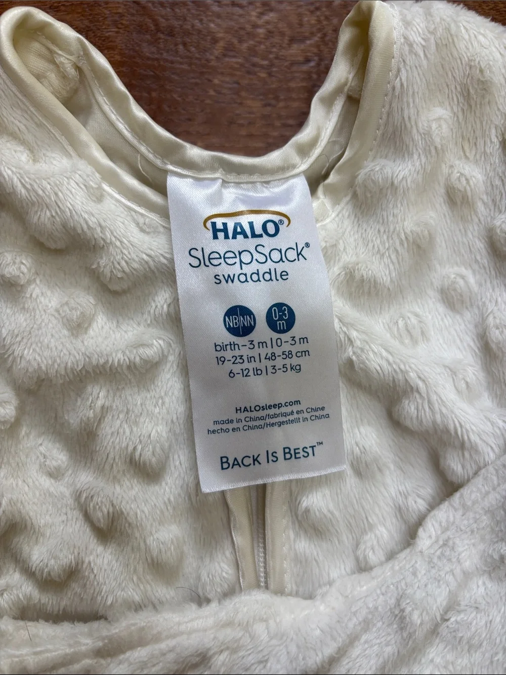 Halo 2-Pack Wearable Sleep Sacks in Light Blue and Cream